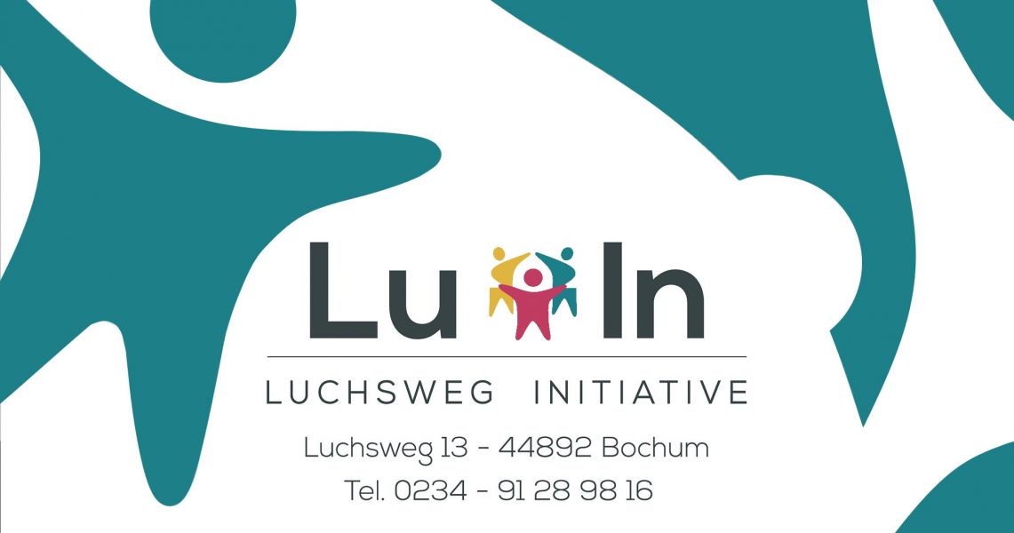 LuIn - Logo mit Kontaktinformationen